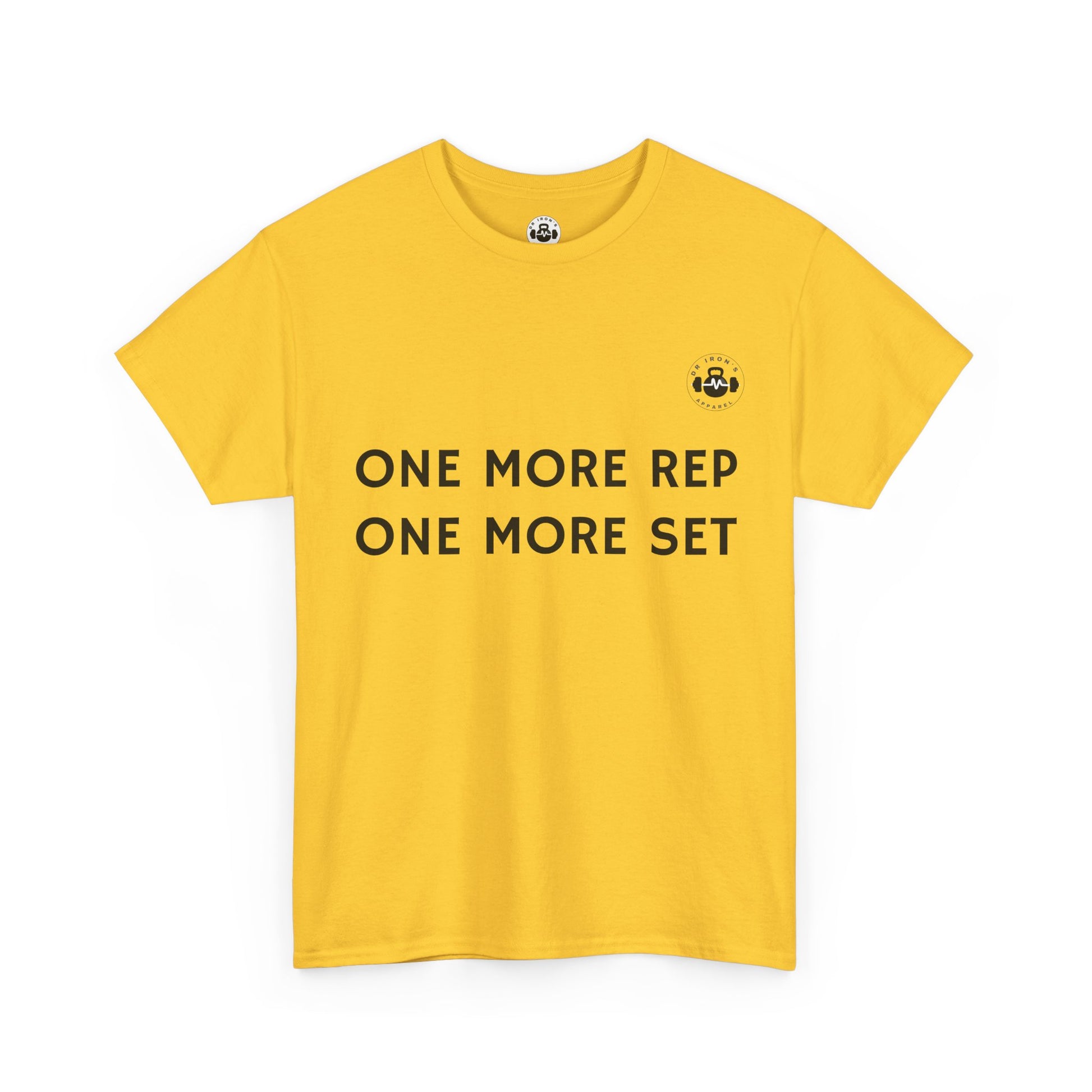 Motivational Workout Tee - One More Rep One More Set, Fitness Shirt, Gym Top, Gift for Gym Lovers, Casual Wear