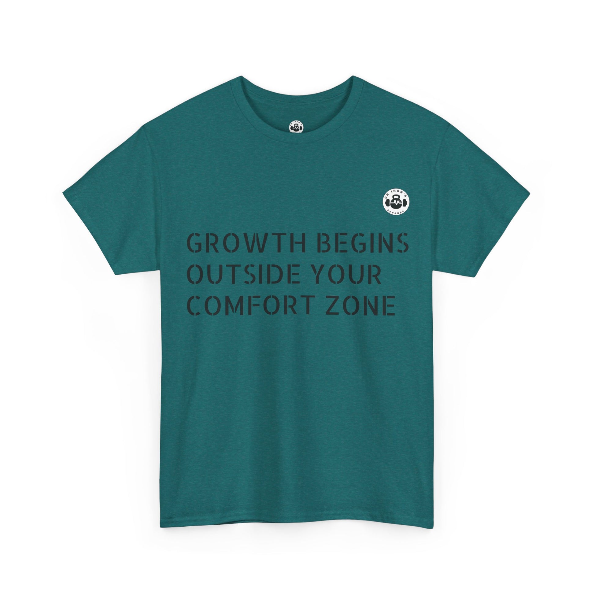 Inspirational Growth Tee, Motivational T-Shirt, Comfortable Cotton Shirt, Gift for Graduates, Personal Growth Apparel