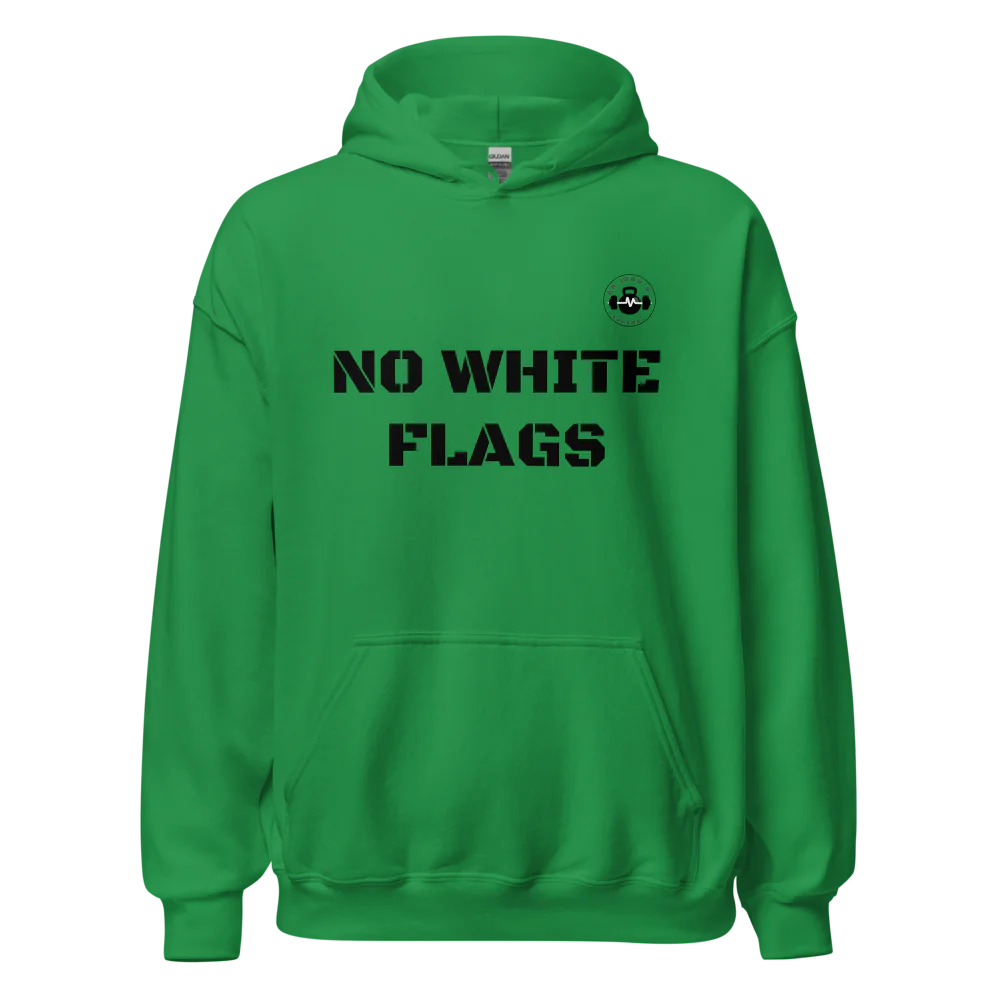 no white flags unisex hoodie